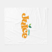 Typografie Illustratie Logo Kunstwerk Fleece Deken (Voorkant (Horizontaal))