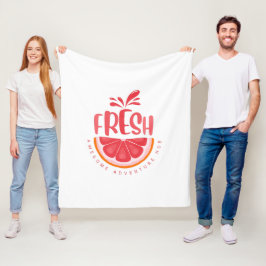 Typografie Illustratie Logo Kunstwerk Fleece Deken
