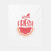 Typografie Illustratie Logo Kunstwerk Fleece Deken (Voorkant)