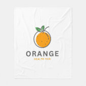 Typografie Illustratie Logo Kunstwerk Fleece Deken (Voorkant)