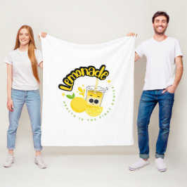 Typografie Illustratie Logo Kunstwerk Fleece Deken
