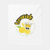 Typografie Illustratie Logo Kunstwerk Fleece Deken (Voorkant)