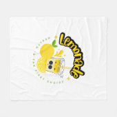 Typografie Illustratie Logo Kunstwerk Fleece Deken (Voorkant (Horizontaal))