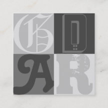 Typografie in Gray Designer