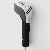 typografie initialen monogram E+P Golfheadcover (Schuin)