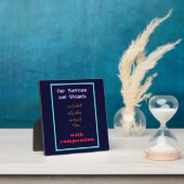 Typografie - Inspirerend citaat op Compassie Fotoplaat (Insitu)