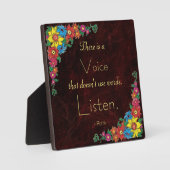 Typografie - Inspirerend citaat van Poet Rumi Fotoplaat (Voorkant)