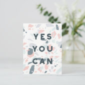 Typografie - Ja, je kunt Briefkaart (Staand voorkant)