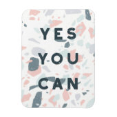 Typografie - Ja, je kunt Magneet (Verticaal)