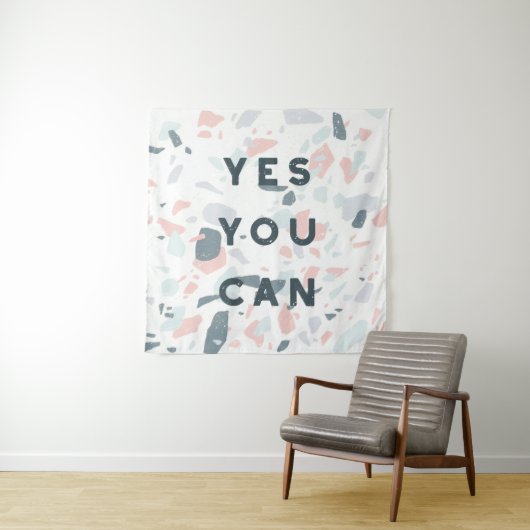 Typografie - Ja, je kunt Wandkleed (In Situ (horizontaal))