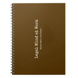 Typografie Juridisch Denken Rechtenstudent Trendy Notitieboek