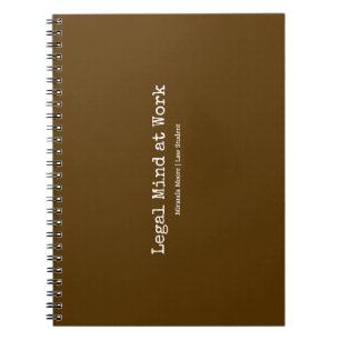 Typografie Juridisch Denken Rechtenstudent Trendy  Notitieboek