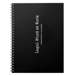 Typografie Juridisch Denken Rechtsstudent Trendy Z Notitieboek