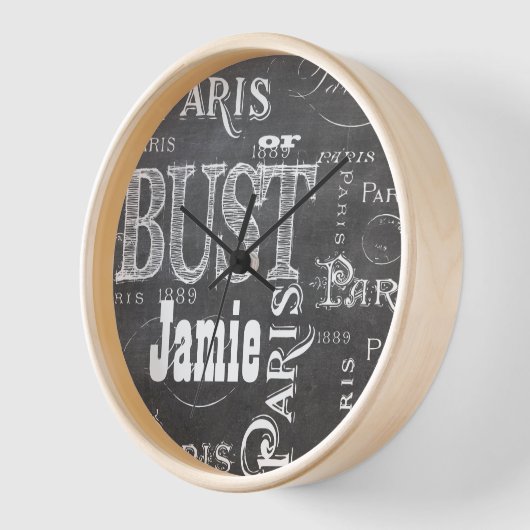 Typografie-kalligrafie Parijs Frankrijk Eiffel Tow (Hoek)