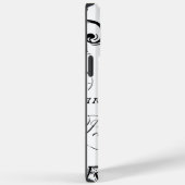 Typografie-kalligrafie Parijs Frankrijk Eiffel Tow Case-Mate iPhone Case (Achterkant / Rechts)