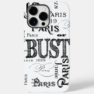 Typografie-kalligrafie Parijs Frankrijk Eiffel Tow Case-Mate iPhone Case