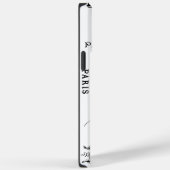 Typografie-kalligrafie Parijs Frankrijk Eiffel Tow Case-Mate iPhone Case (Achterkant / Rechts)