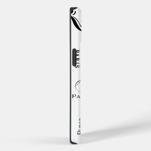 Typografie-kalligrafie Parijs Frankrijk Eiffel Tow Case-Mate iPhone Case (Achterkant / Rechts)