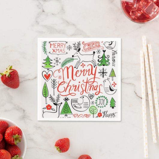 Typografie kerst servet (Insitu)