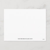 Typografie Kerst Xmas Foto Briefkaart (Achterkant)