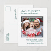 Typografie kerstbeweging Aankondiging Foto (Voorkant / Achterkant)