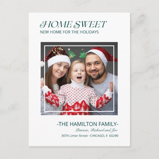 Typografie kerstbeweging Aankondiging Foto (Voorkant)