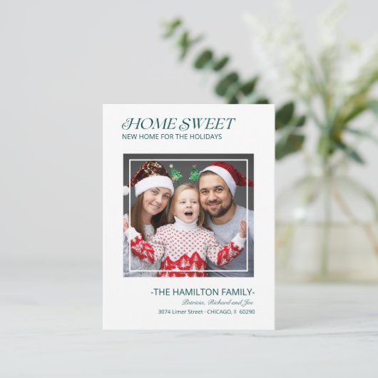 Typografie kerstbeweging Aankondiging Foto (Staand voorkant)