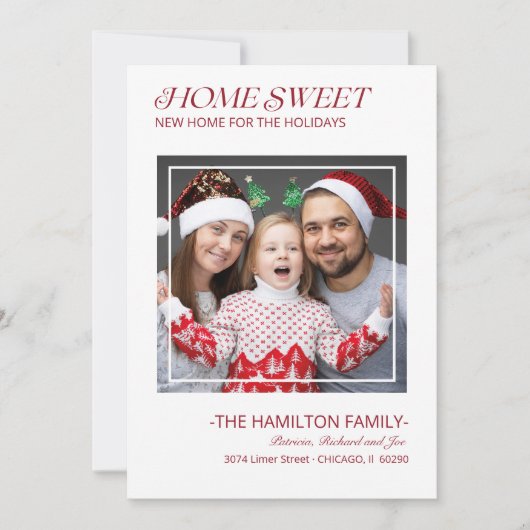 Typografie kerstbeweging Aankondiging Foto (Voorkant)