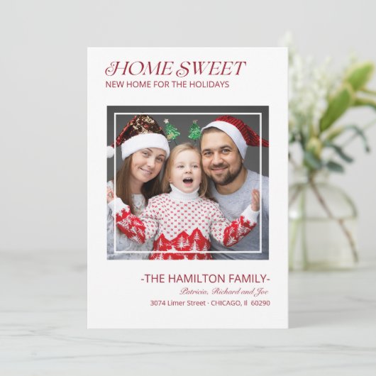 Typografie kerstbeweging Aankondiging Foto (Staand voorkant)