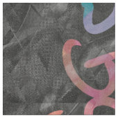 Typografie kleurrijk stof (Close Up)