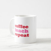 Typografie Koffieonderwijs Herhaal Personaliseer L Koffiemok (Voorkant links)