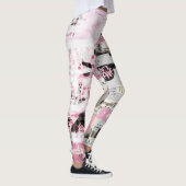 Typografie kunst Leggings modern 24SS printpatroon (Rechts)