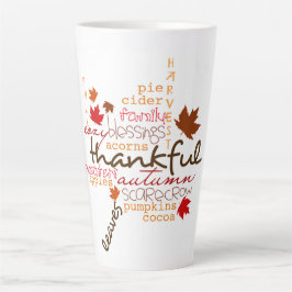 Typografie Latte Mok