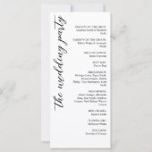 Typografie Laurel Wreath Monogram Wedding (Achterkant)