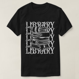 Typografie Library White T-shirt