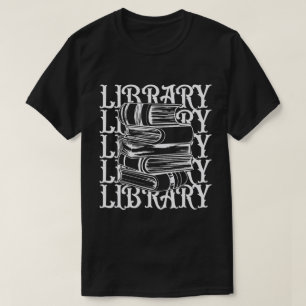 Typografie Library White T-shirt