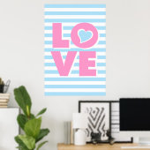 Typografie LIEFDE Poster (Thuiskantoor)