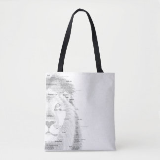 Typografie Lion Tote Bag