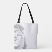 Typografie Lion Tote Bag (Achterkant)