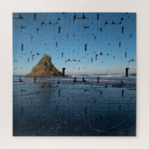 Typografie LOVE Custom Seascape Foto Legpuzzel