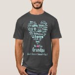Typografie Love Heart "We Love You" gepersonalisee T-shirt<br><div class="desc">Show Opa, Vader, Oom, Zoon, Echtgenoot of wie dan ook speciaal in je leven, hoeveel ze geliefd zijn met deze lieve gepersonaliseerde mannen kleding. Personaliseer het met uw eigen tekstuele gelegenheid of klik op de knop "Aanpassen" om naar het ontwerpgereedschap te gaan waar u tekst kunt toevoegen, het lettertype, de...</div>