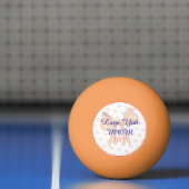 Typografie Love You Mom Schattigee moderne Moederd Pingpongbal (Net)