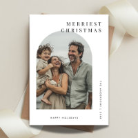 Typografie Merriest Christmas Family Arch Foto