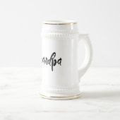 Typografie met Cute Hearts Grandpa Bierpul (Voorkant rechts)