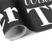 Typografie Milestone Birthday Cadeaupapier (Rol Hoek)