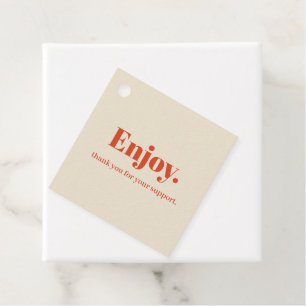 Typografie Minimalistisch Hang Label Design