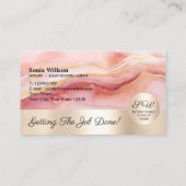 Typografie Mobiele Notaris Lening Signing Agent Fl Visitekaartje (Achterkant)