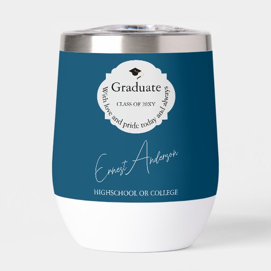 Typografie Modern Elegant Afstuderen Afstuderen (Voorkant)