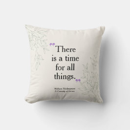 Typografie Modern Elegant Quote Botanische Boho Kussen