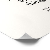 Typografie Modern Elegant Quote Botanische Boho Poster (Hoek)